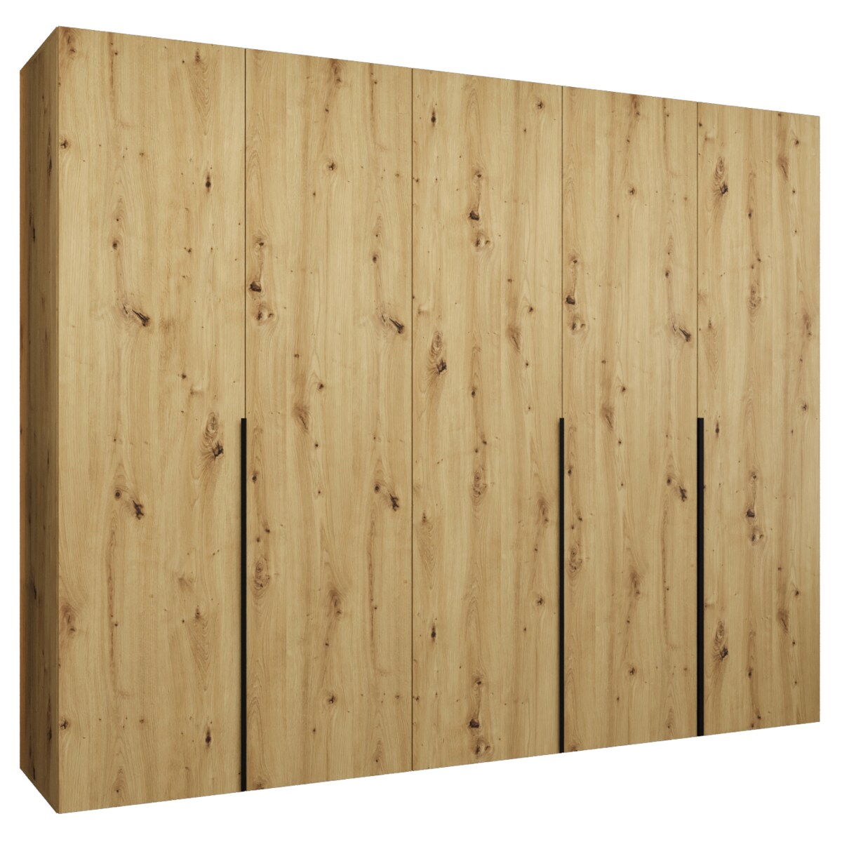 Szafa uchylna otwierana ALICANTE 1 250 wys. 202 cm Artisan + u. Czarny