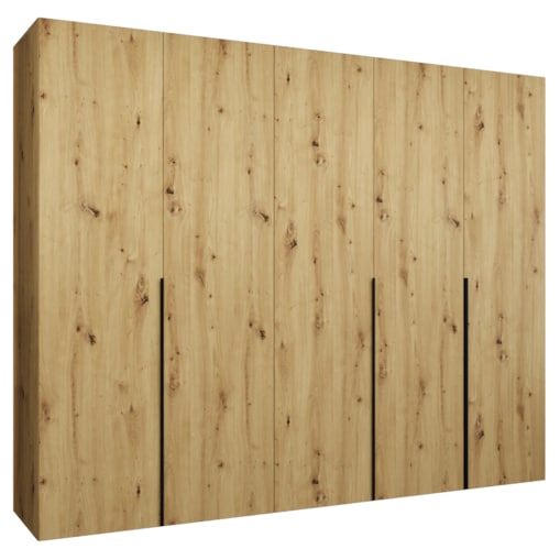 Szafa uchylna otwierana ALICANTE 1 250 wys. 202 cm Artisan + u. Czarny