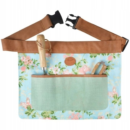 Pas na Narzędzia Damski w Róże Ogrodowy do Pracy Kieszenie