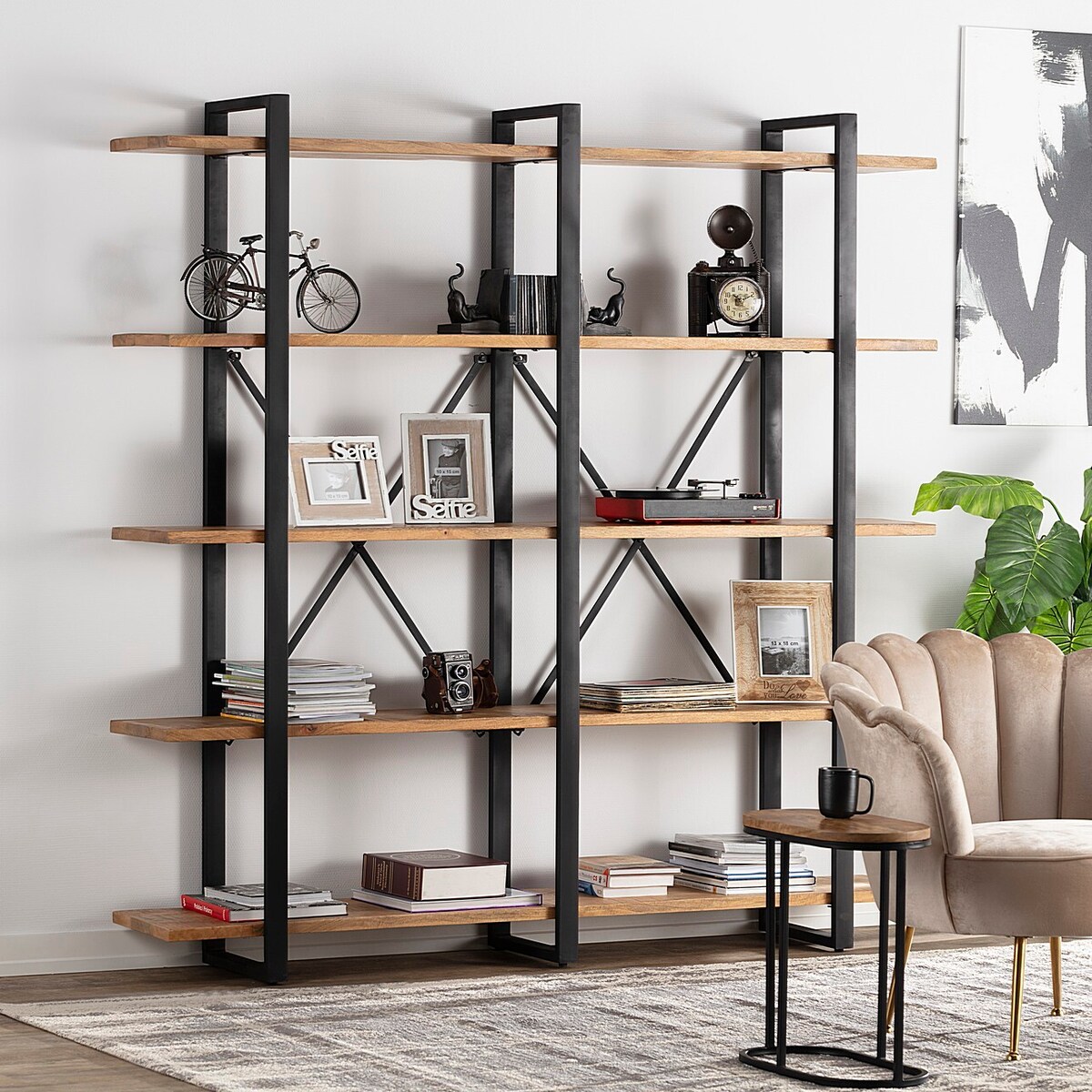 Regał Loft I, 200 x 40 x 200 cm