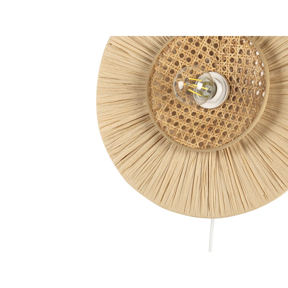 Lampa ścienna papierowa ⌀ 40 cm naturalna YAAPI