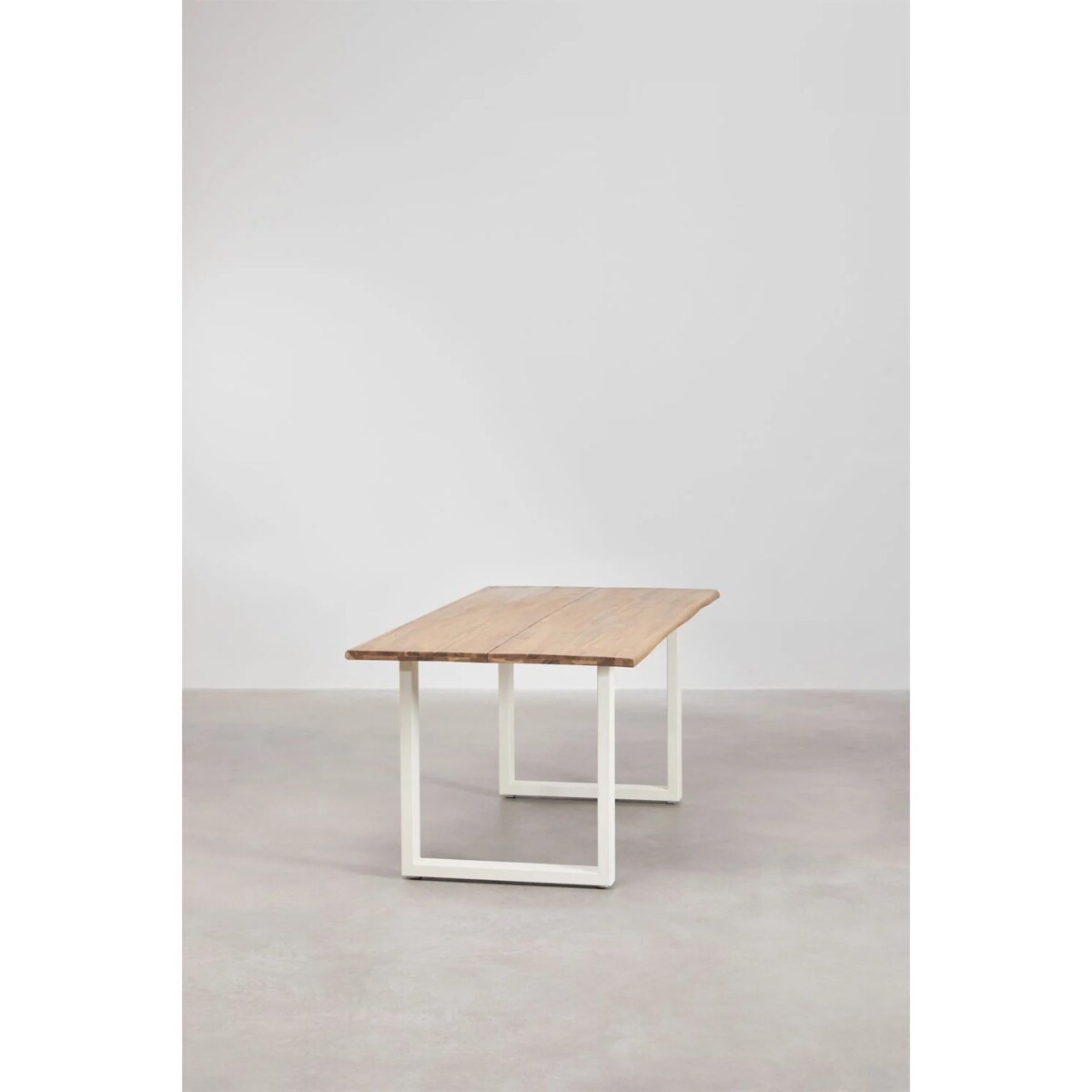 Stół prostokątny na metalowej podstawie 180x90 cm Maupi