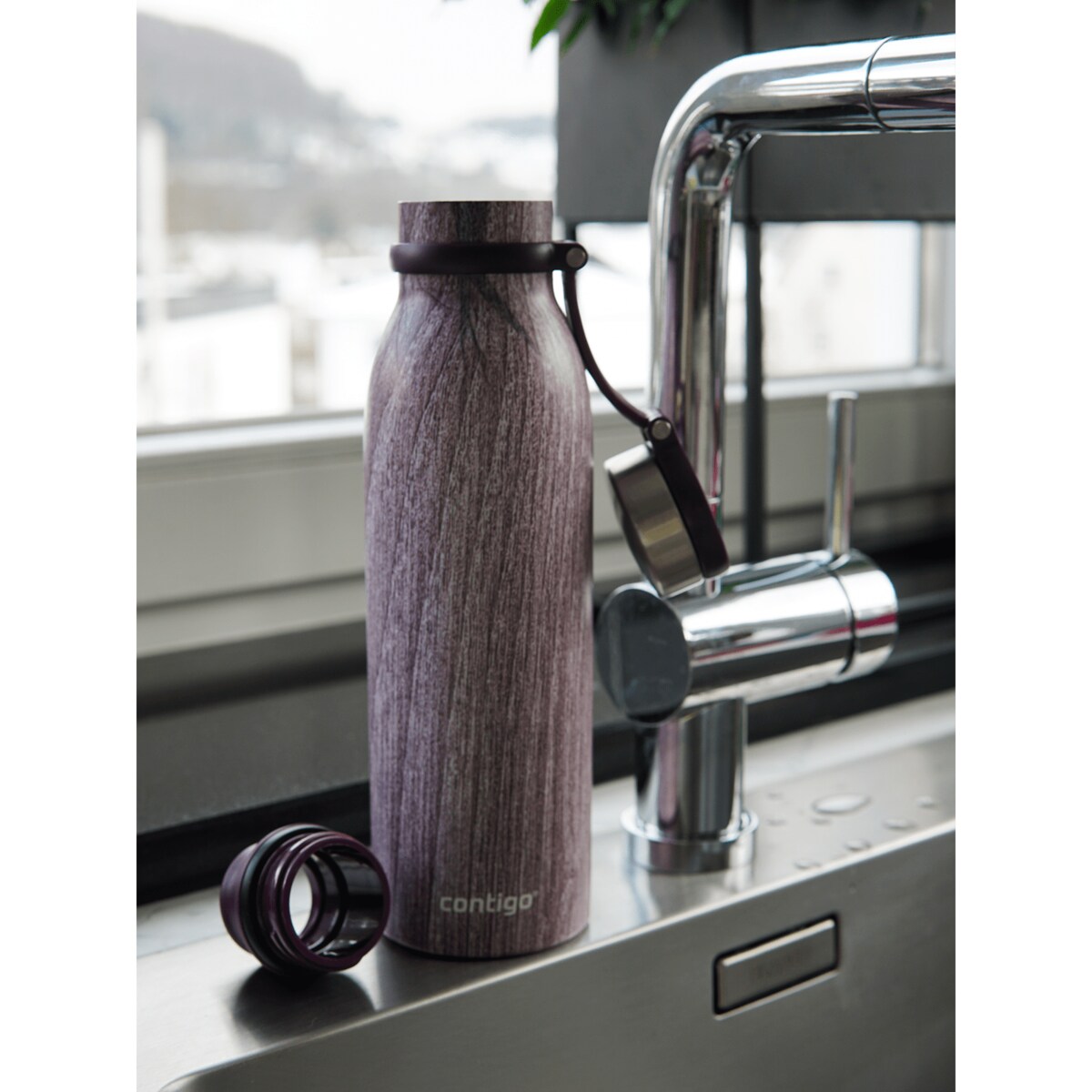 Butelka termiczna Contigo Matterhorn Couture 590ml - Blonde Wood