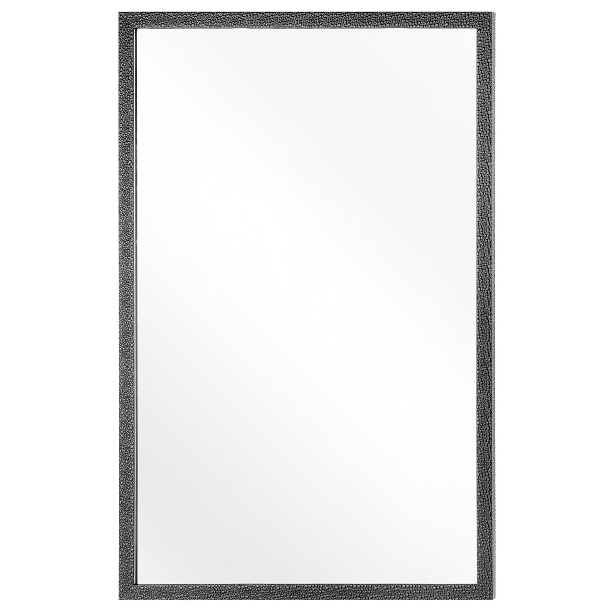 Lustro ścienne 60 x 90 cm czarne MORLAIX