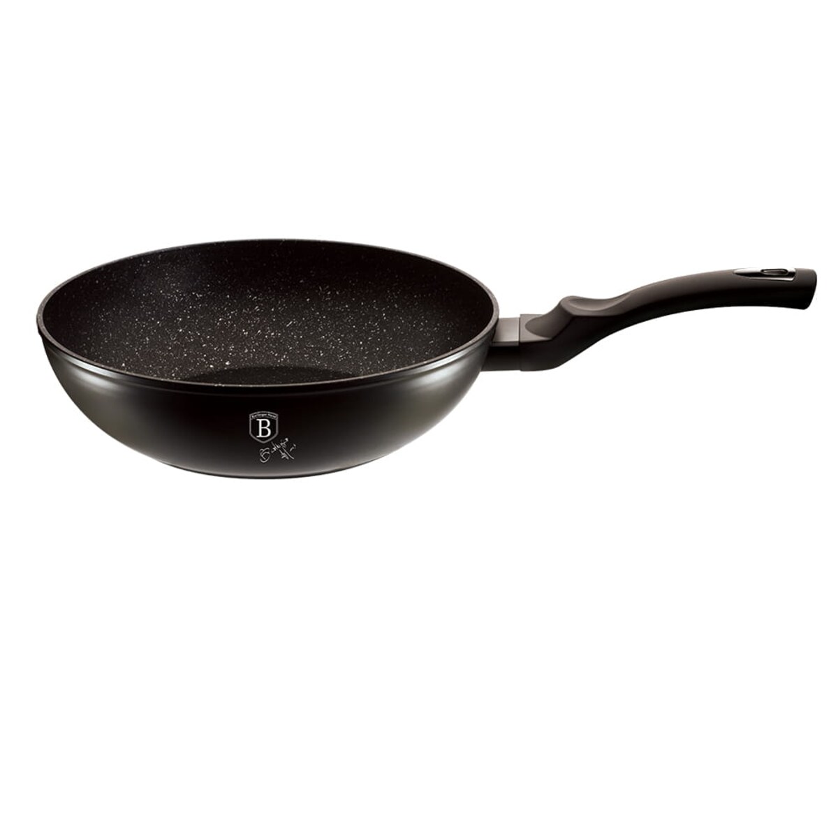 Patelnia Wok 28 cm marmurowa Berlinger Haus BH-1848 Czarna