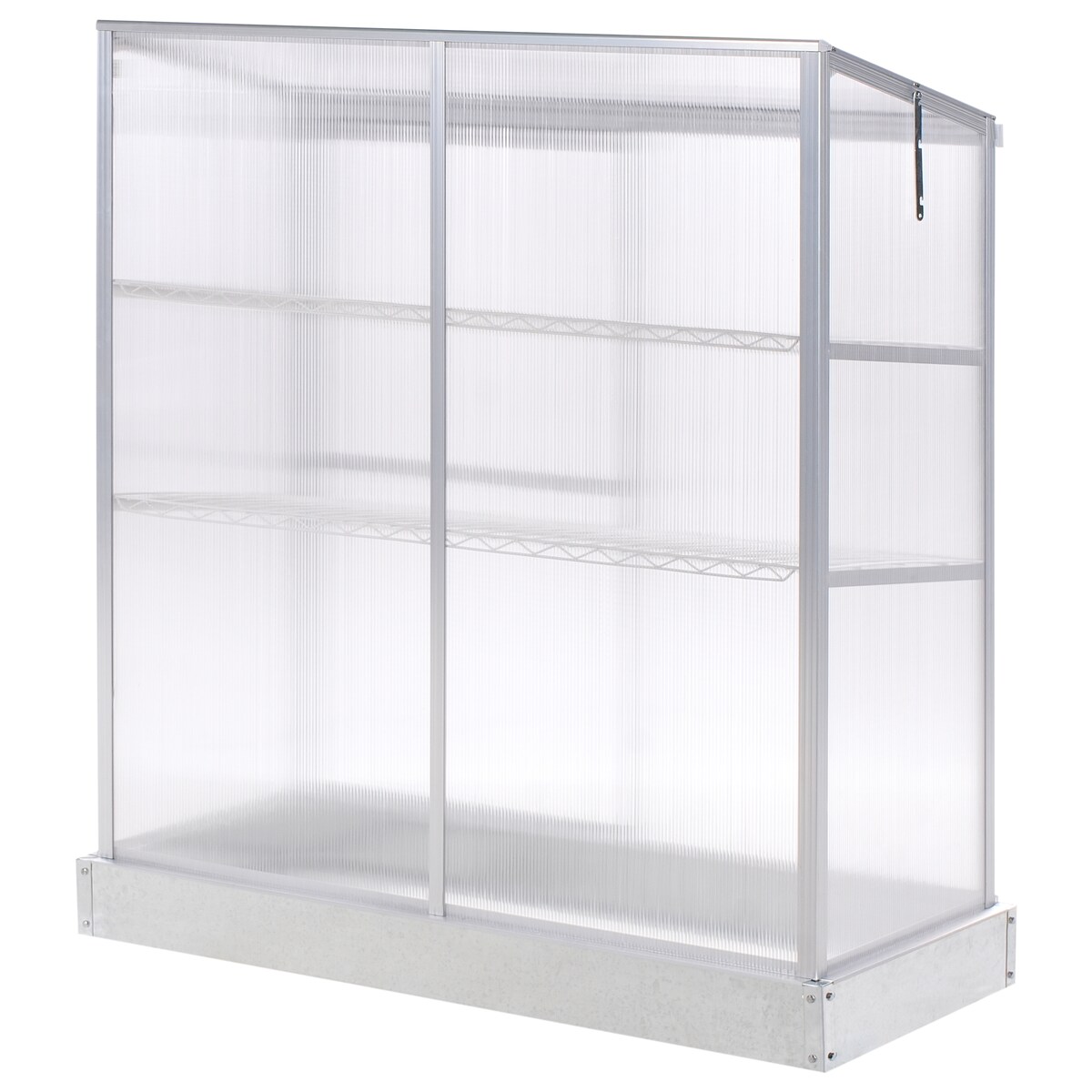 Szklarnia balkonowa LECCE Srebrny 59 cm