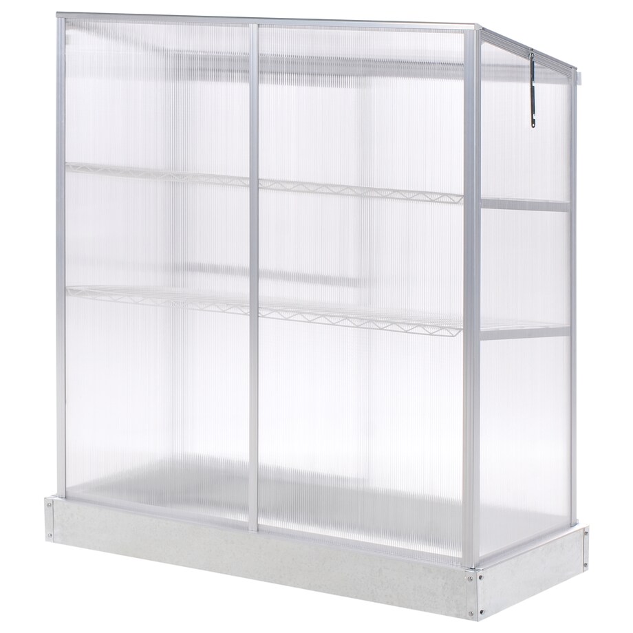 Szklarnia balkonowa LECCE Srebrny 59 cm