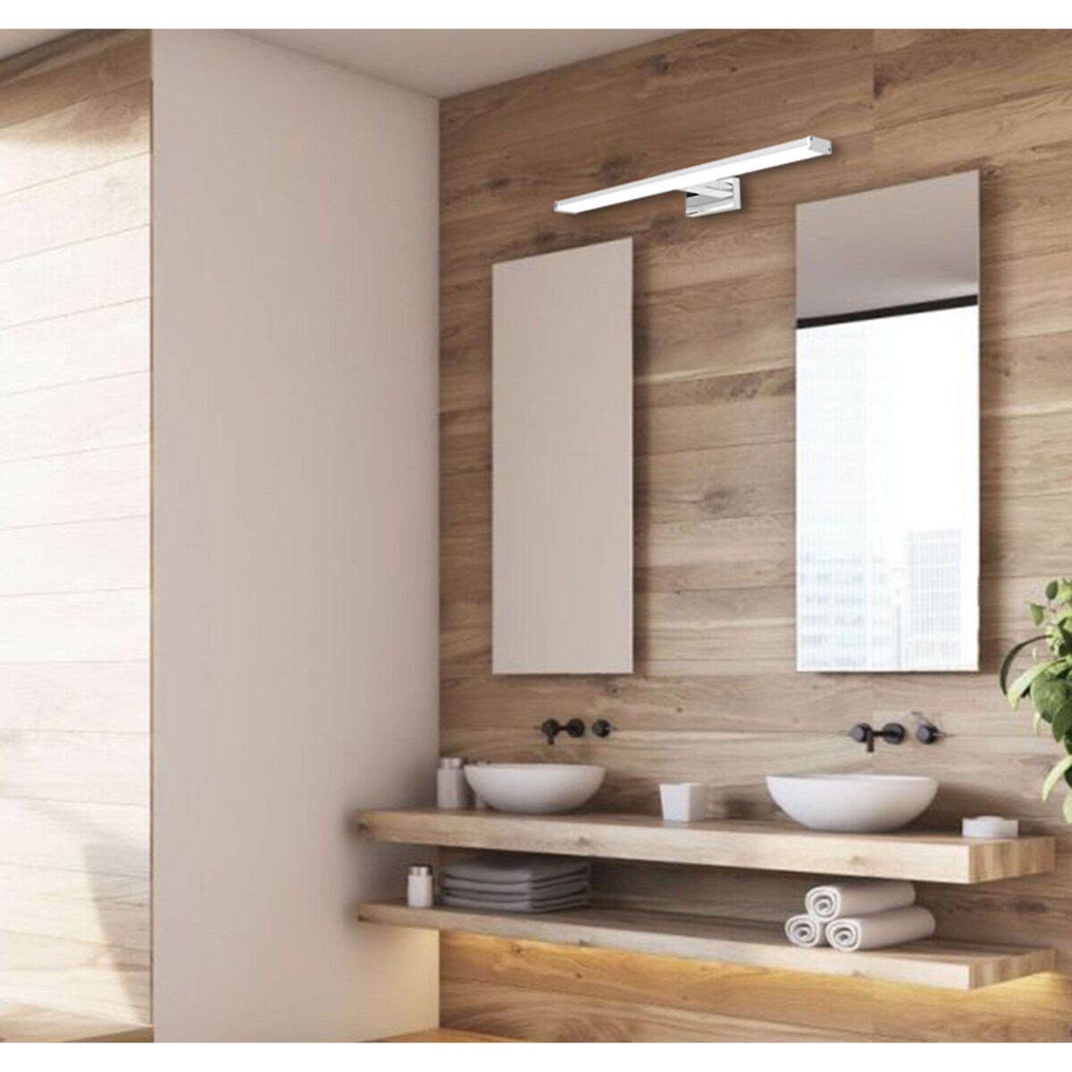 Kinkiet Led App368-1W 40Cm Chrom, Metal