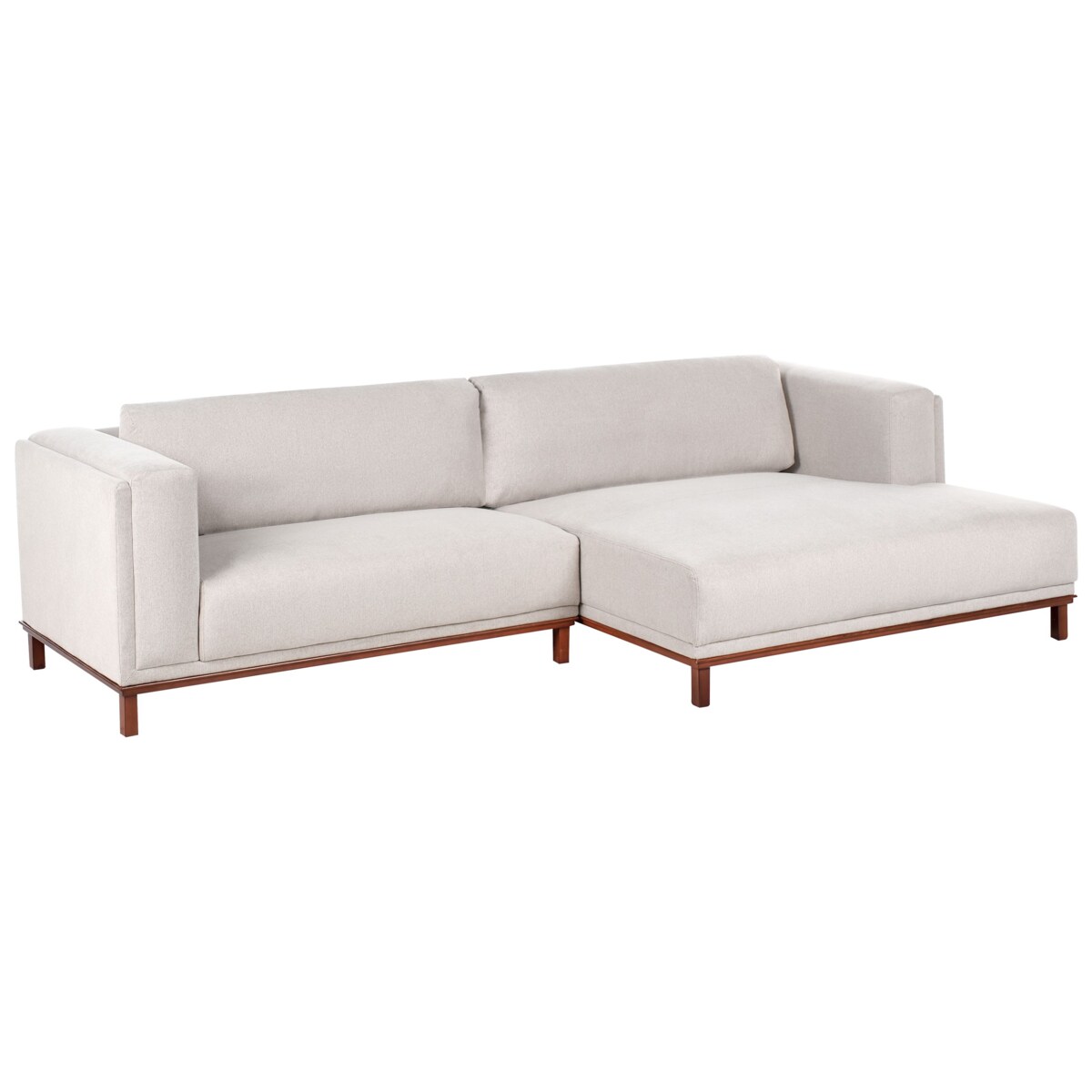 Narożnik VENG Jasnobeżowy dla 4 osób