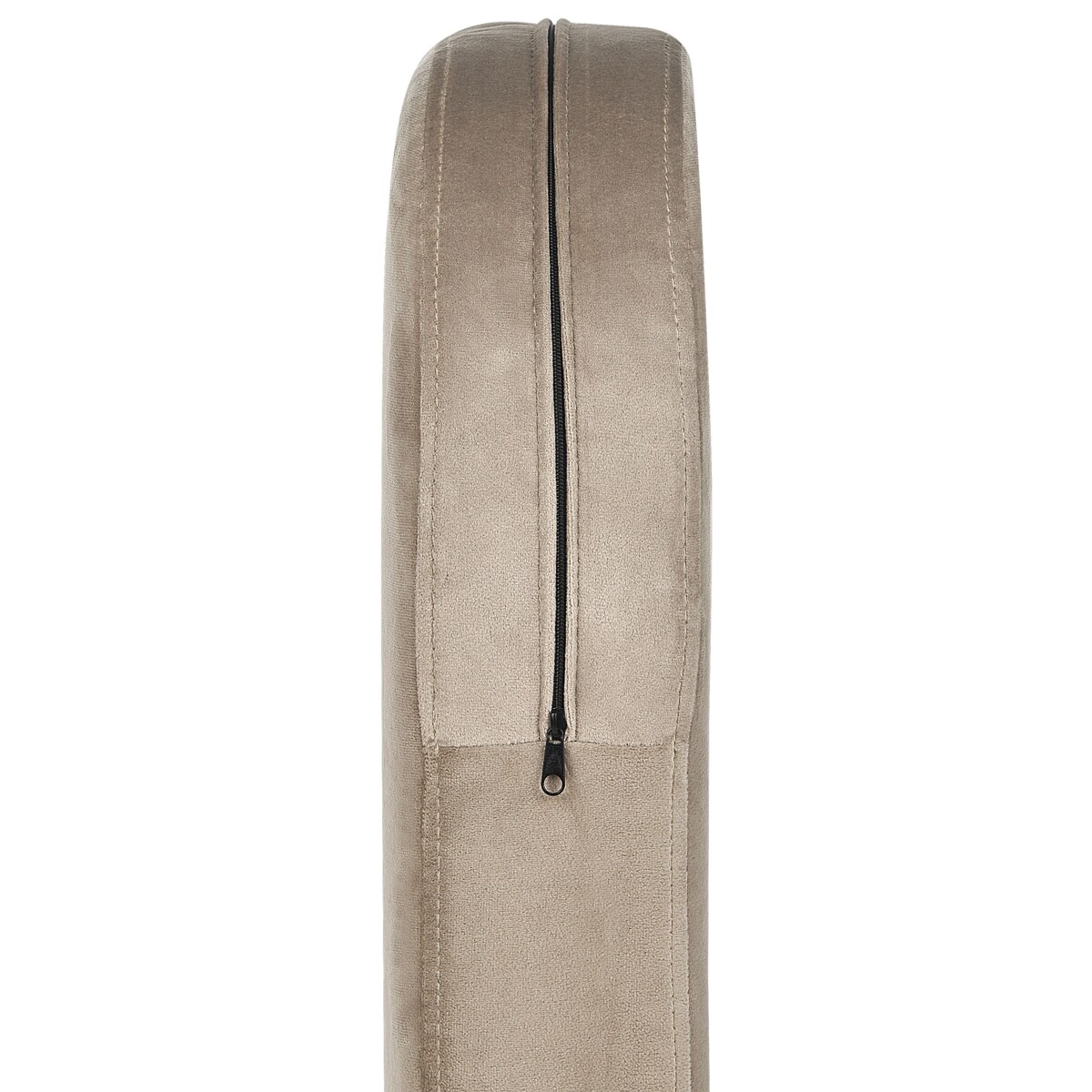 Fotel welurowy beżowoszary SIRKKA