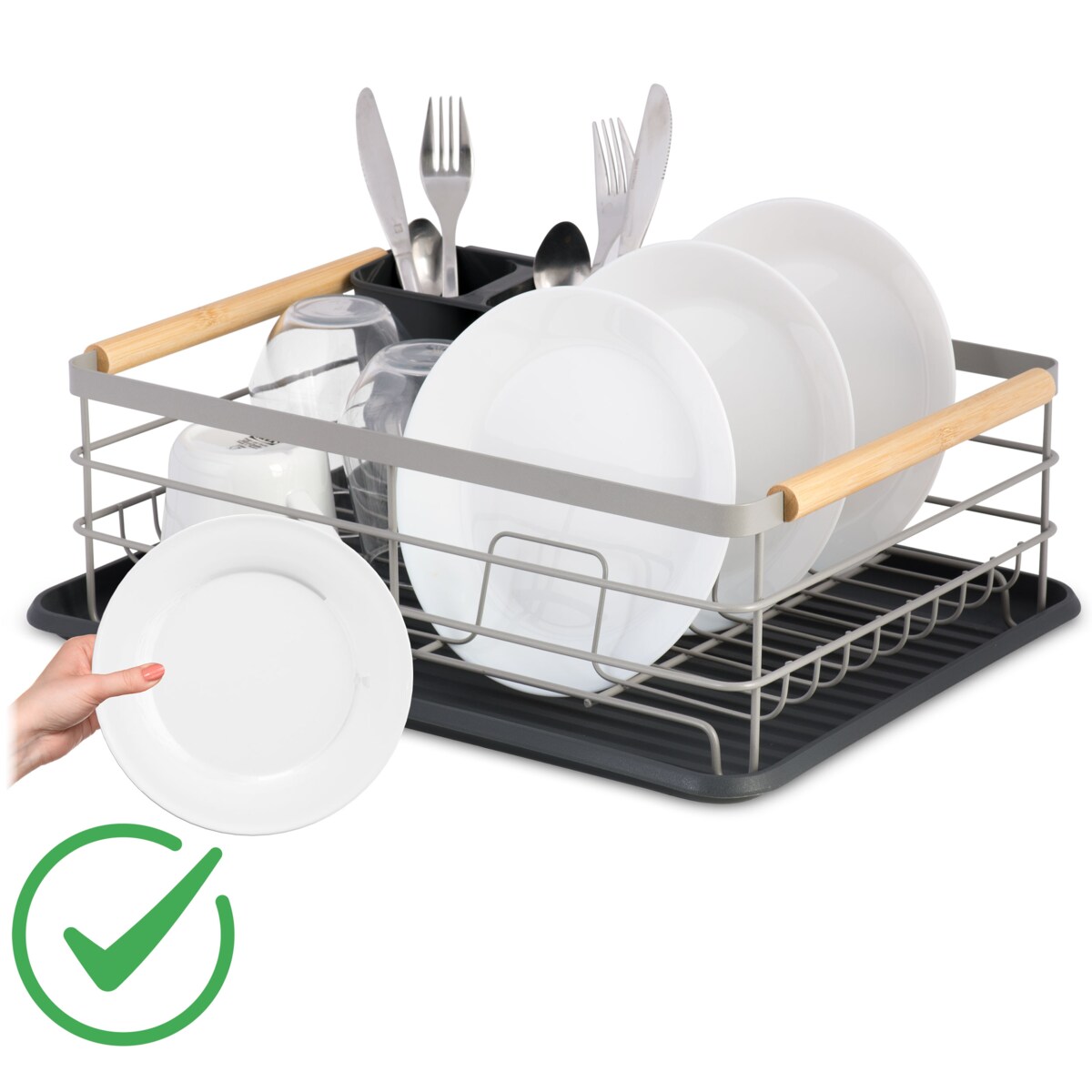 Suszarka do naczyń ociekacz stojąca tacka na naczynia Massido