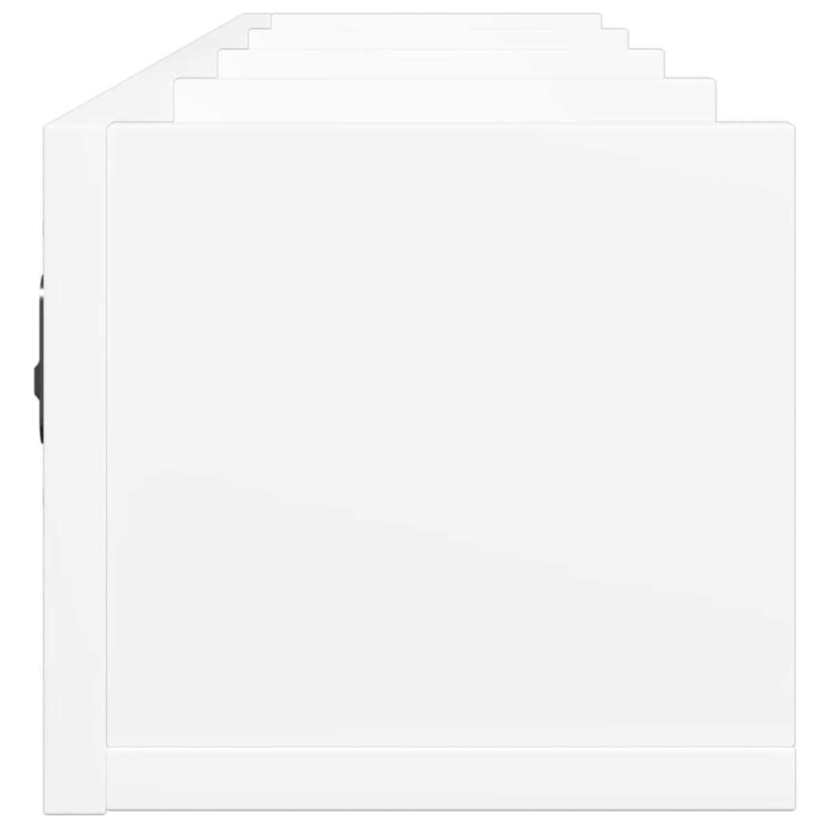 vidaXL Szafka wisząca, biała, 99x18x16,5 cm, materiał drewnopochodny