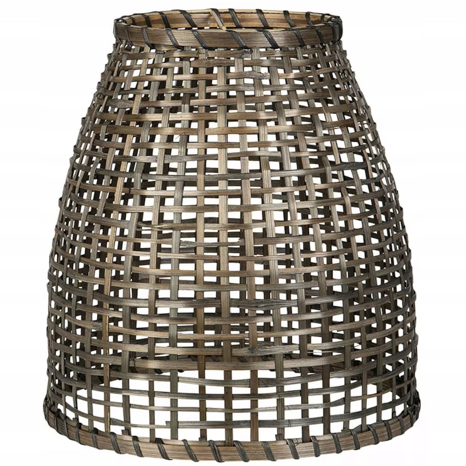 KLOSZ ABAŻUR DO LAMPY WISZĄCEJ SUFITOWEJ 30cm boho naturalny drewniany