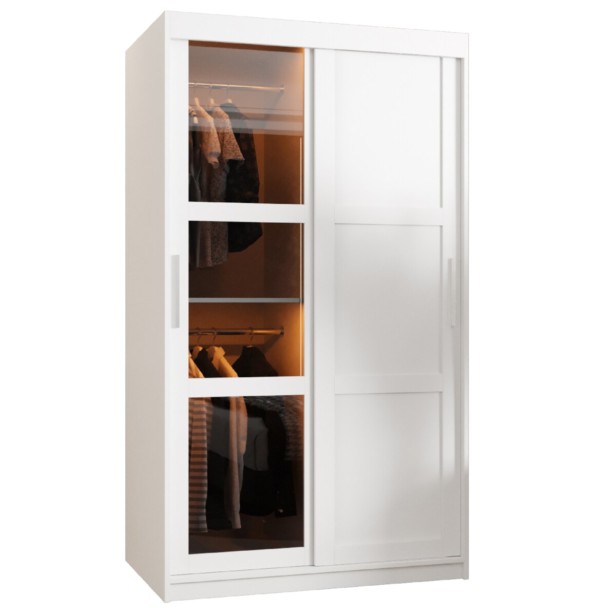 Szafa przesuwna Garderoba DOME 3 100 biały