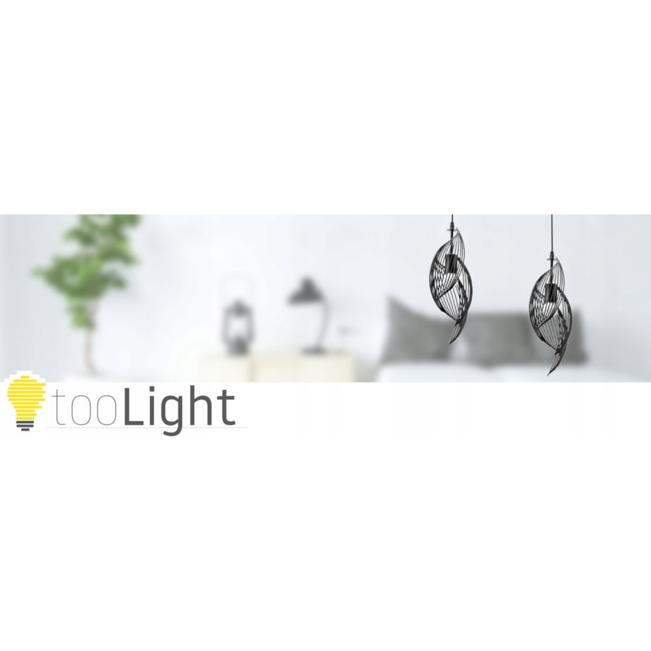 Lampa Wisząca Metalowa Industrialna Black Gold E27