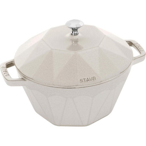 STAUB LA COCOTTE Garnek żeliwny diament 2.8 ltr, truflowy