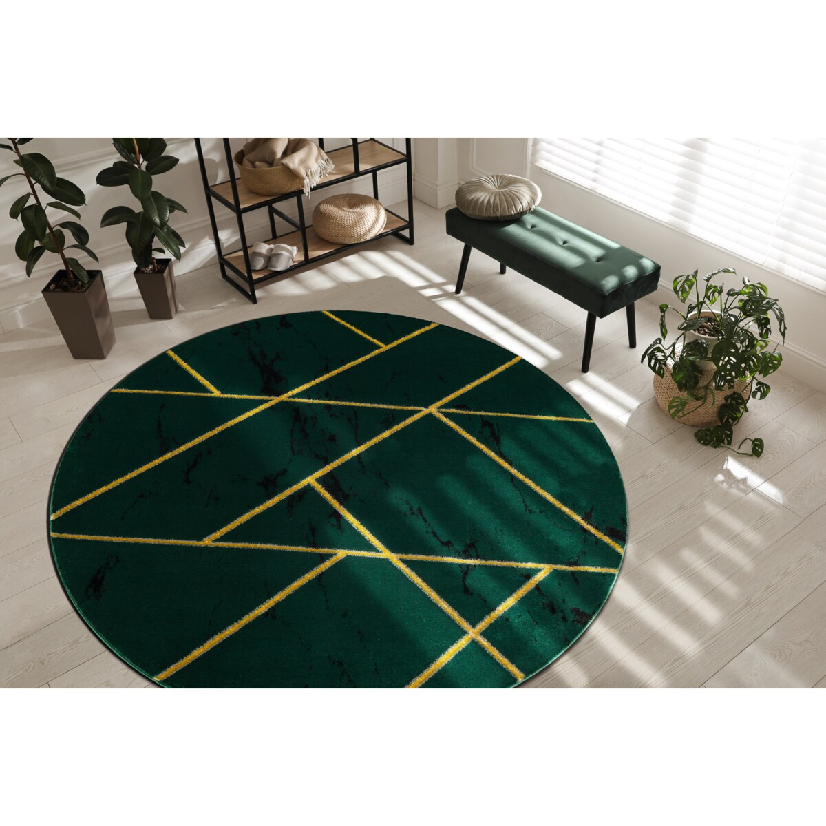 Dywan EMERALD ekskluzywny 1012 koło - koło 160 cm