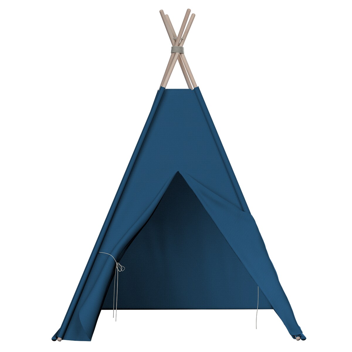 Tipi, morski niebieski, 110 x 110 x 155 cm, Cotton Story