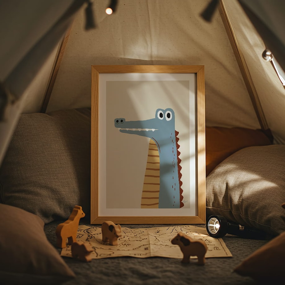 plakat pan krokodyl 70x100