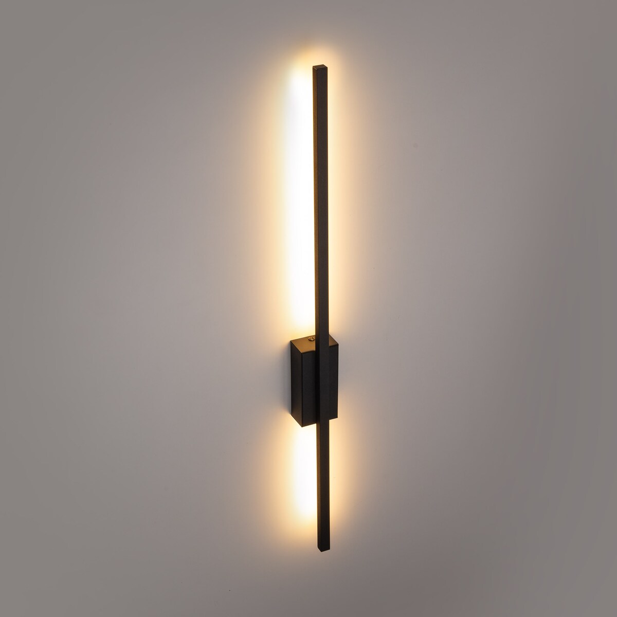 Nowoczesna lampa ścienna LED 12W TK Lighting FLASH BLACK 6627 czarna 3000K 1480 lm do salonu sypialni korytarza