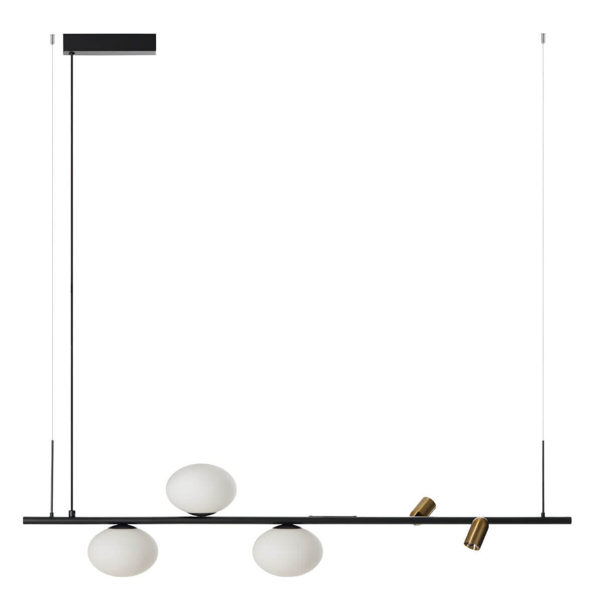 Lampa zwieszana TRASIMENO AZ5640 Azzardo LED/G9 10W 3000K czarny złoty biały