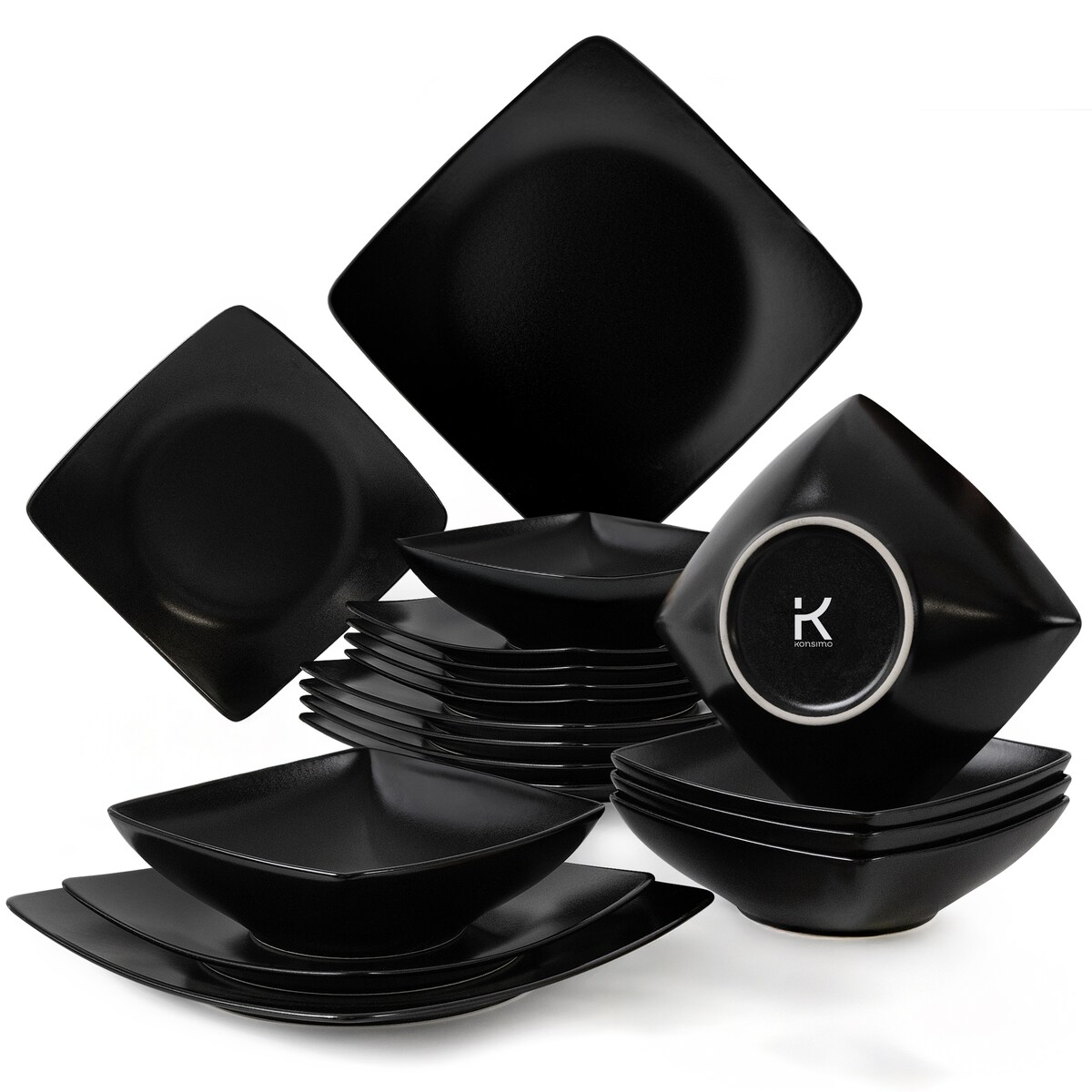 Konsimo EPIRI Zestaw obiadowy, 6 os. (18el)