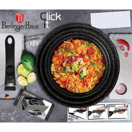 Zestaw 9 elementów garnki i patelnie Berlinger Haus BH-6147