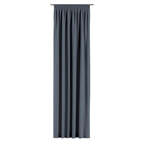 Zasłona na taśmie marszczącej 1 szt. 130x245 grafitowy szary