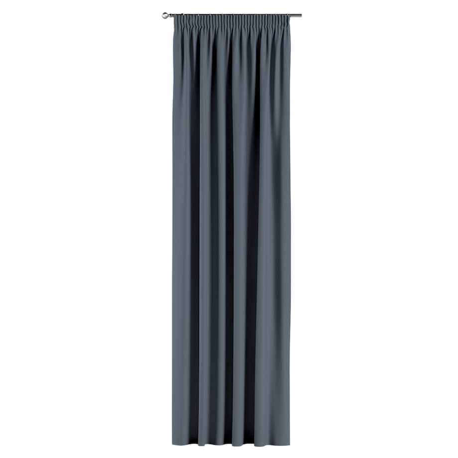 Zasłona na taśmie marszczącej 1 szt. 130x245 grafitowy szary