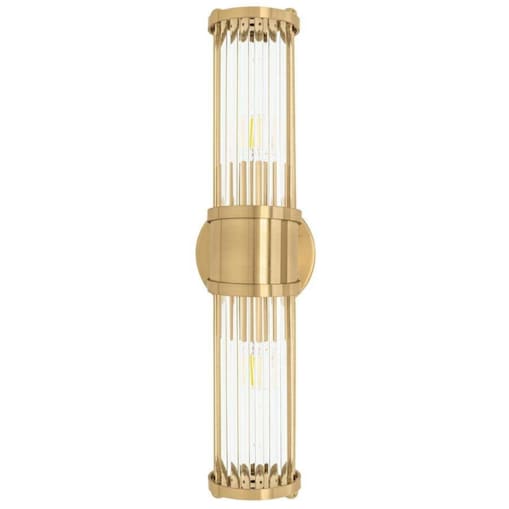 Kryształowa lampa ścienna Pilar Twin MSE010400193 złota