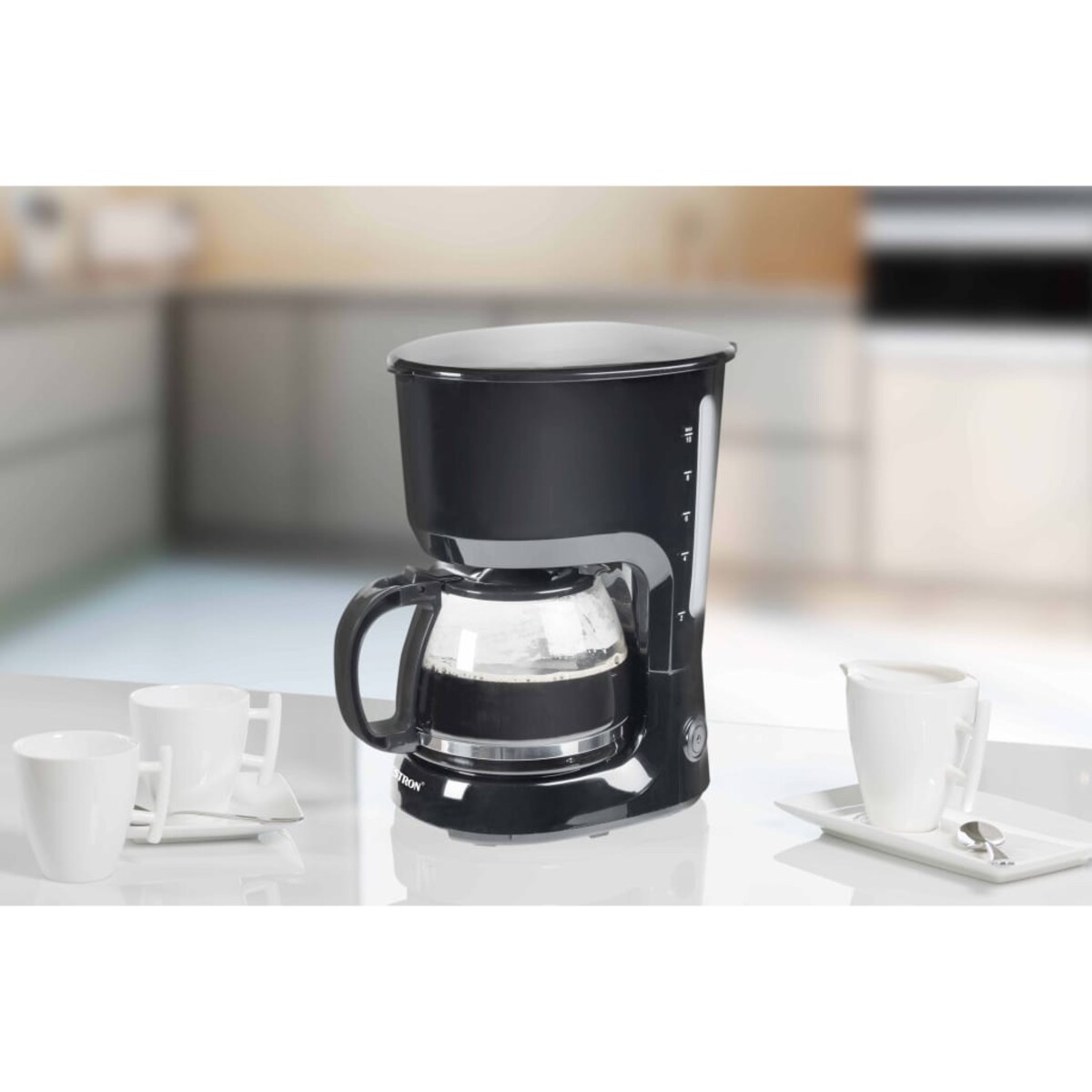 Bestron Ekspres do kawy ACM750Z, czarny, plastikowy, 750 W, 1,25 L
