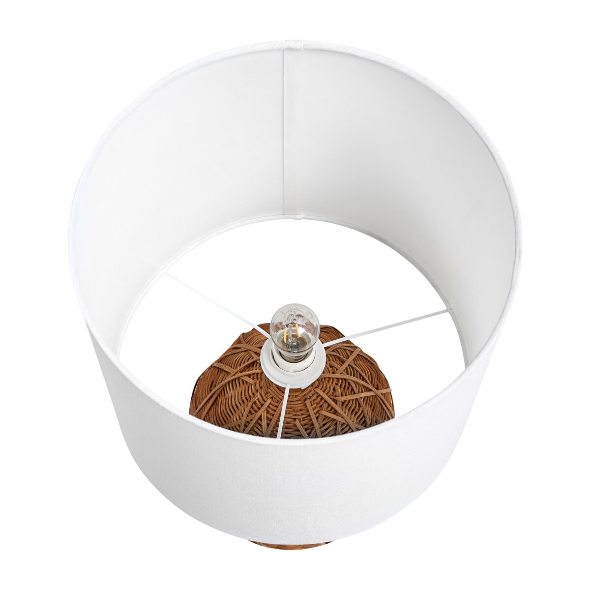 Lampa stołowa NILWALA Rattan Naturalny