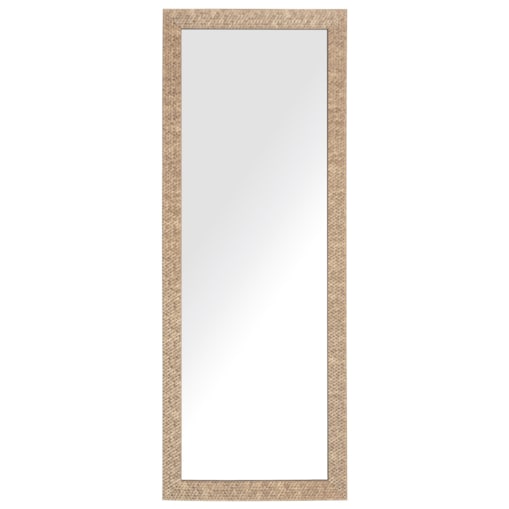 Lustro ścienne 50 x 130 cm mosiężne AJACCIO