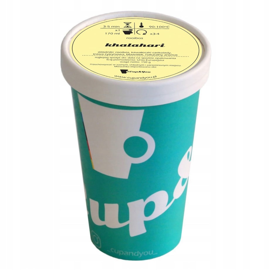 Najlepsza sypana herbata czerwonokrzew Rooibos KHALAHARI bławatek 150g