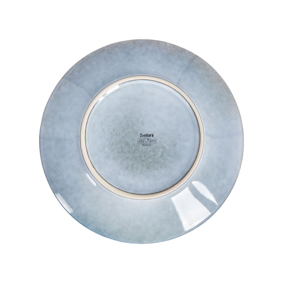 Zestaw 8 dużych talerzy JUNIPER Kamionka Błękitny
