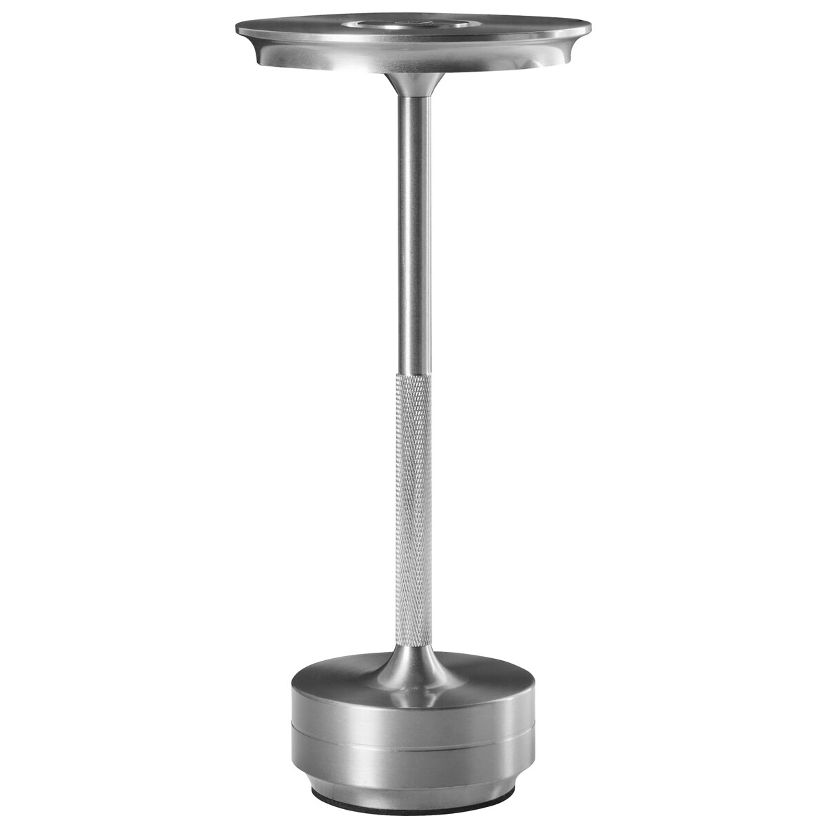 Bezprzewodowa lampa stołowa LED MAGO Ze ściemniaczem Metal Srebrny