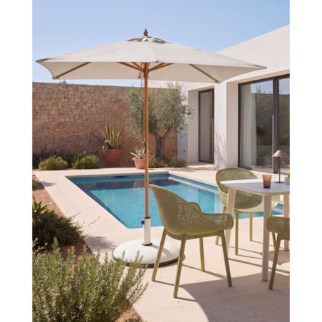 Parasol ogrodowy 195 cm FLAMENCO Jasnobeżowy