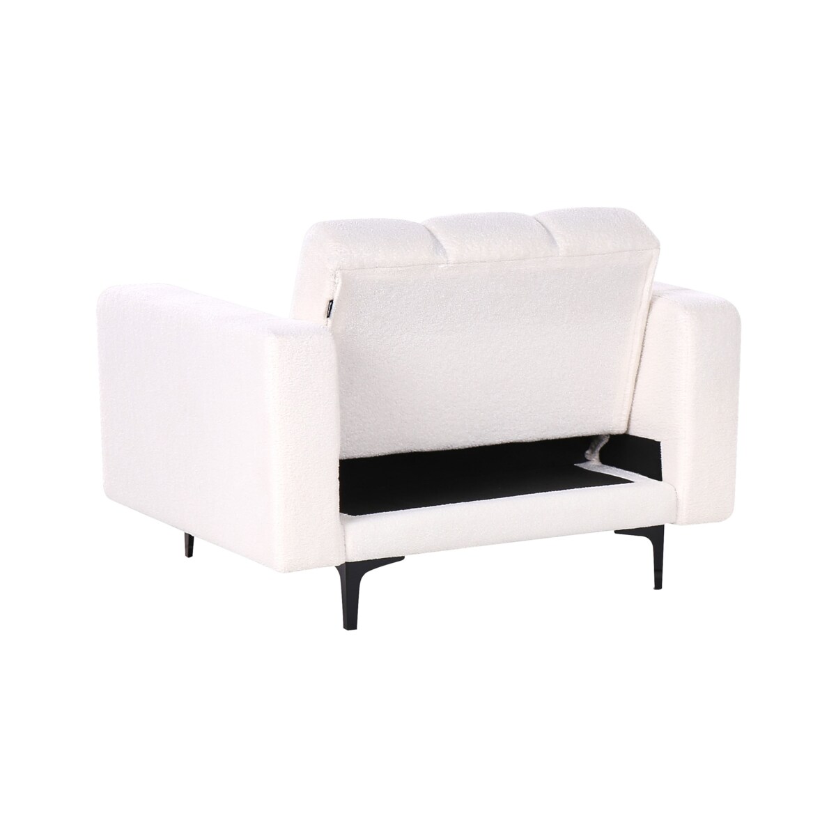 Fotel ALNES Boucle Biały