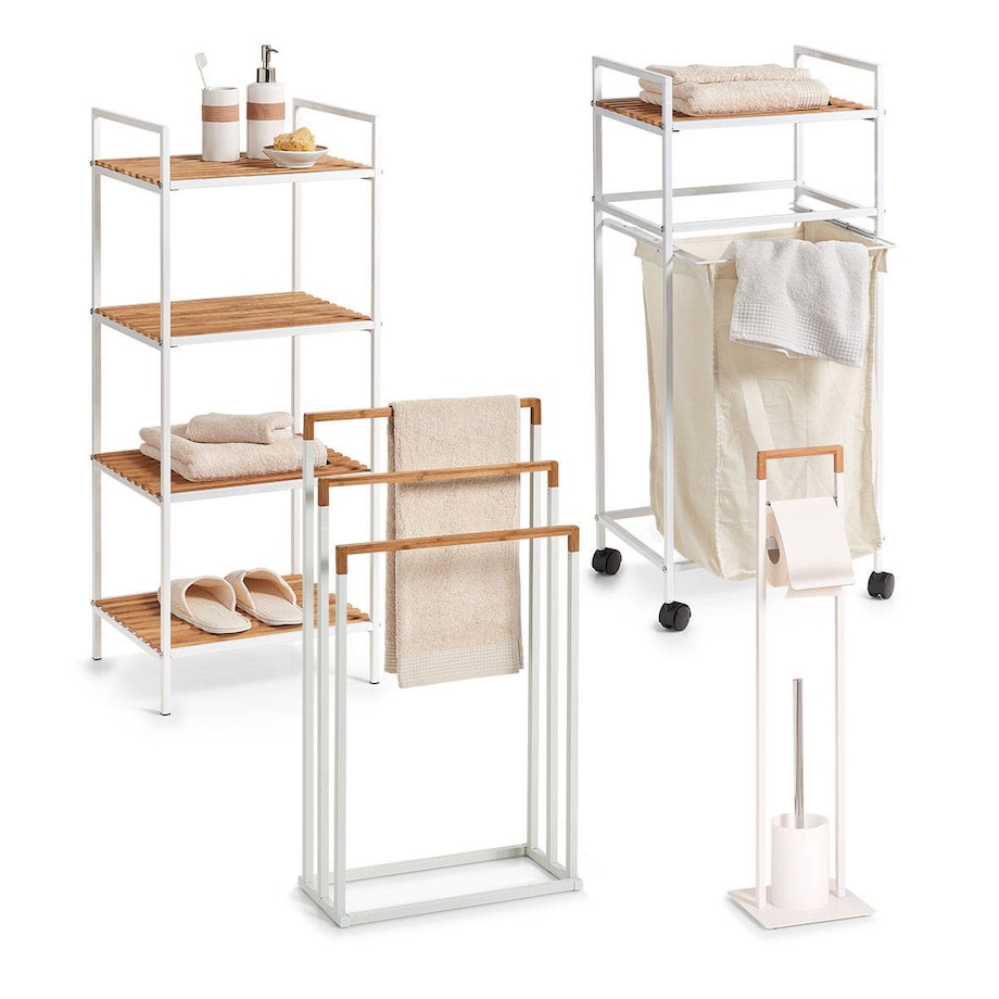 Stojak łazienkowy na szczotkę WC, komplet 2 w 1, ZELLER