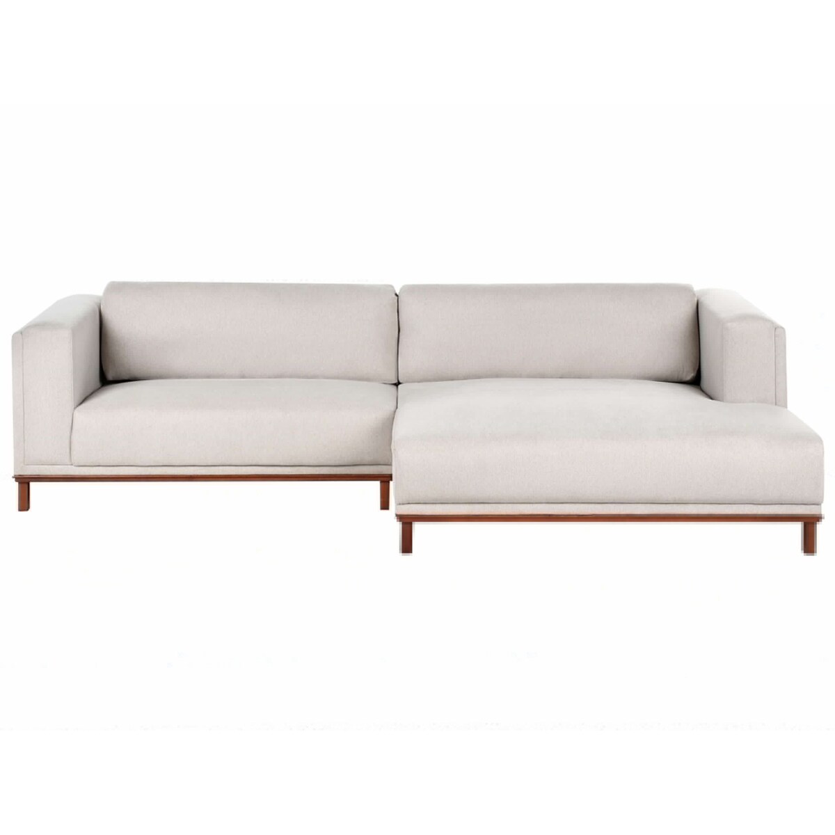 Narożnik VENG Jasnobeżowy dla 4 osób