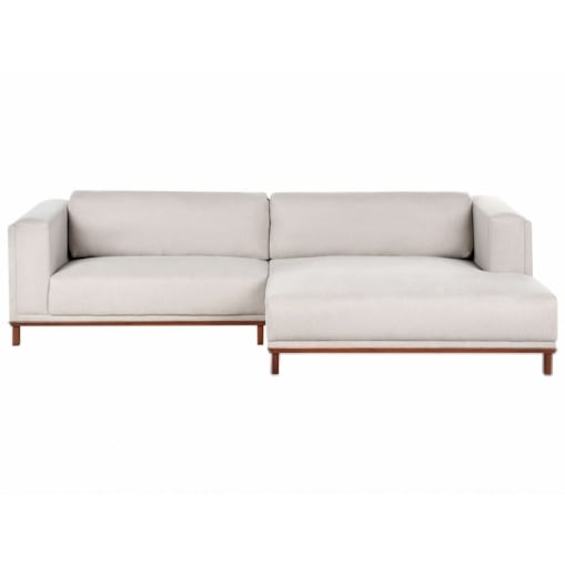 Narożnik VENG Jasnobeżowy dla 4 osób