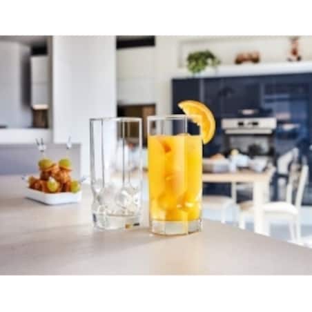 SZKLANKI wysokie DO NAPOJÓW drinki 6x 310 ml LUMINARC soki woda prezent