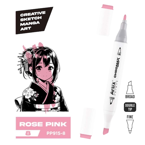 dwustronny marker kreatywny artix pp915-89 rose pink