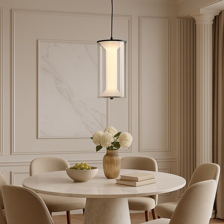 Lampa wisząca Light Prestige Aeris transparentny LED CCT 3000K/4000K/6000K (regulowana) 1 szt.