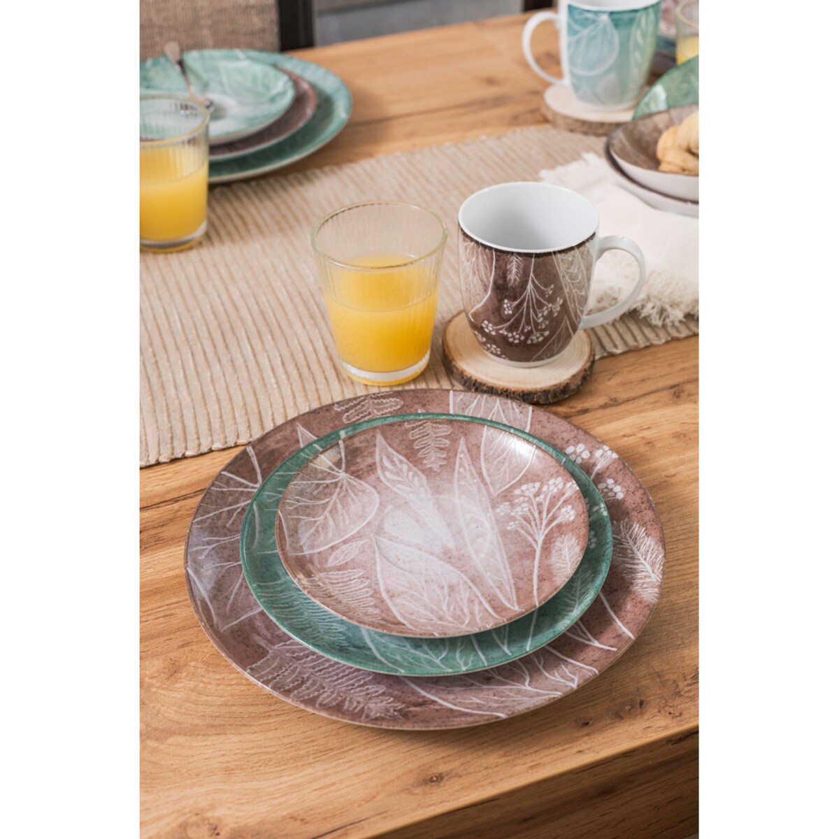 Talerz płytki 20,5 cm Boss Cztery Pory Roku Jesień LU39 (9075B)