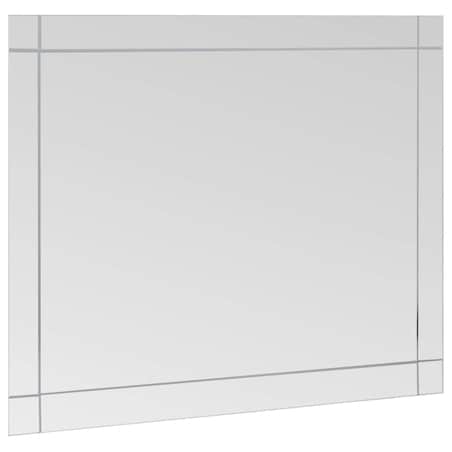 vidaXL Lustro ścienne, 100 x 60 cm, szkło