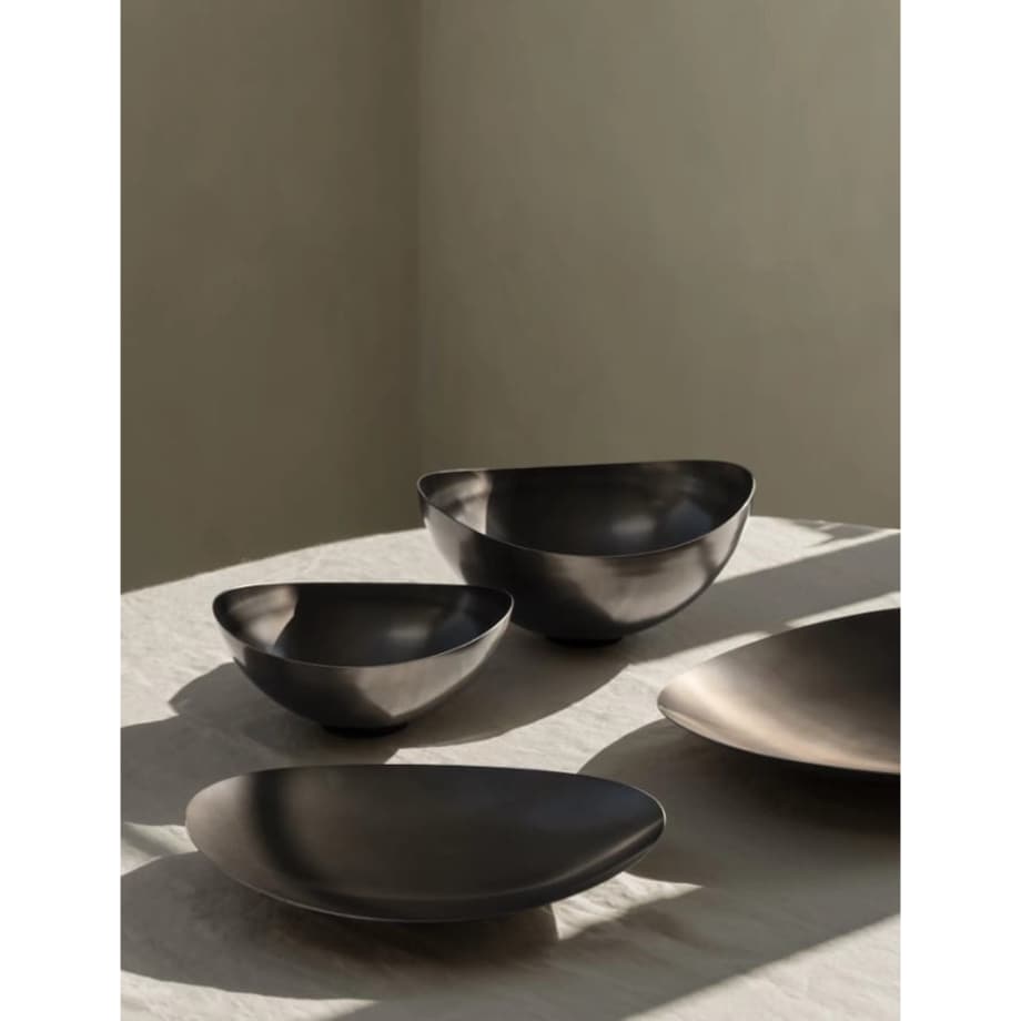 Misa ONDEA, burned metal, płaska, S