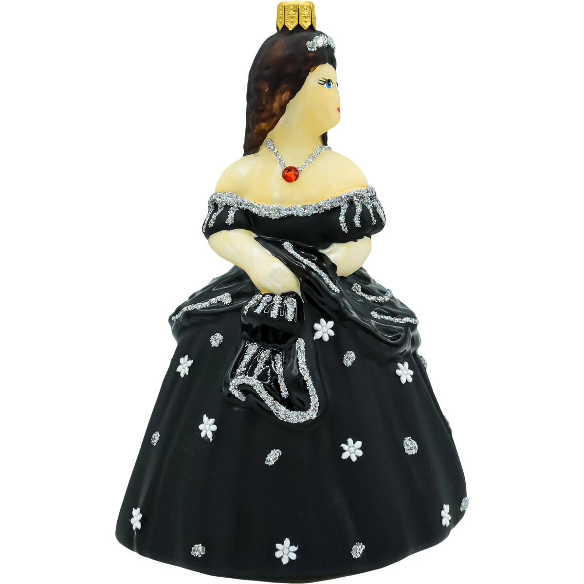 Bombka choinkowa szklana: Księżniczka Sisi w czerni