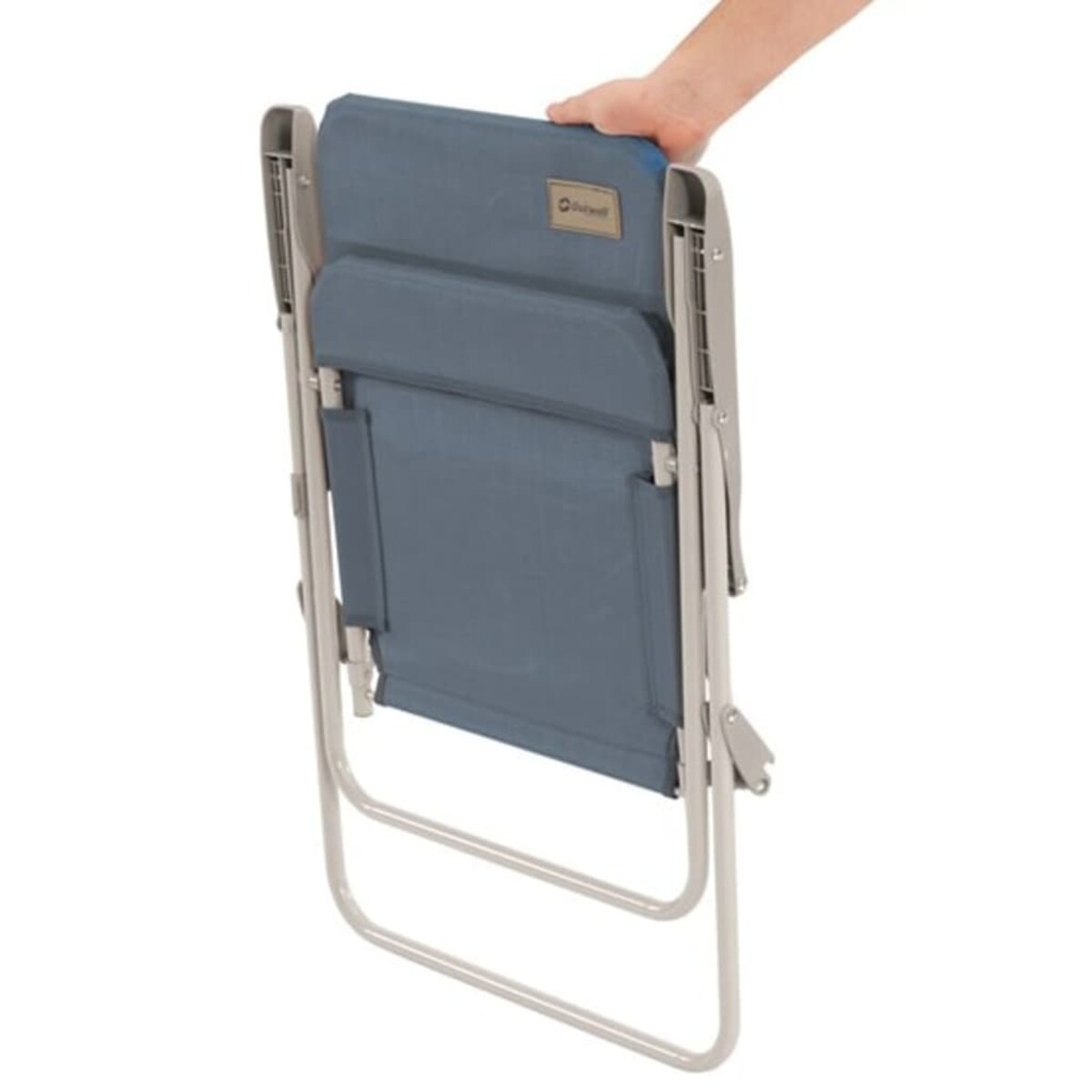 Outwell Składane krzesło kempingowe Blackpool, morski błękit