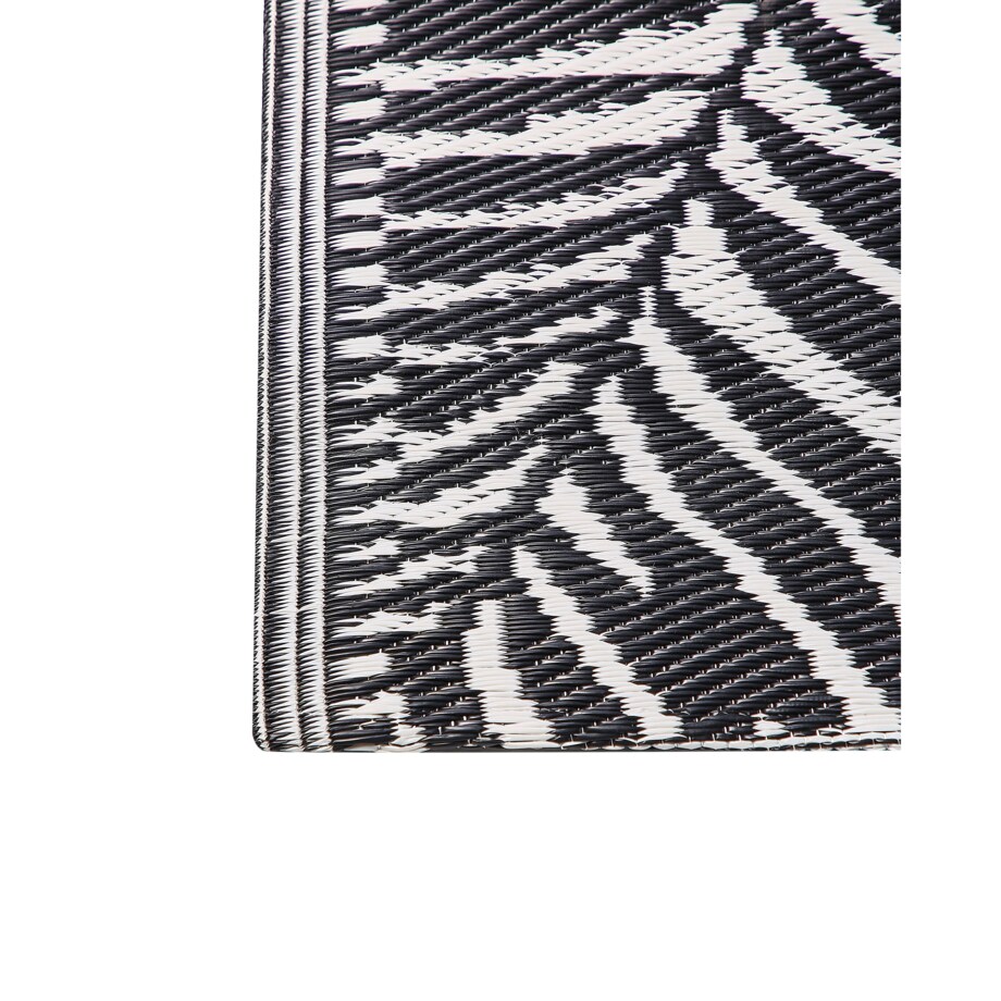 Dywan zewnętrzny 180 x 270 cm czarny KOTA